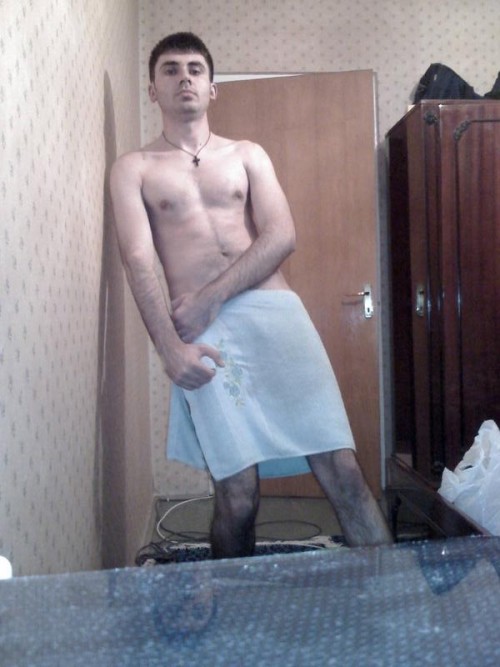 theworldisuncut:  Sexy Romanian cub with a juicy uncut dick.  - Romania