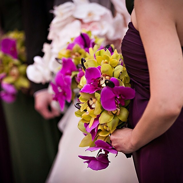 Wedding pics are in for Dana & KC wedding :-) #urbanmonkeynycevents #eventdesign #weddingflowers #bouquet #orchids PHOTOS BY: feminaphoto.com