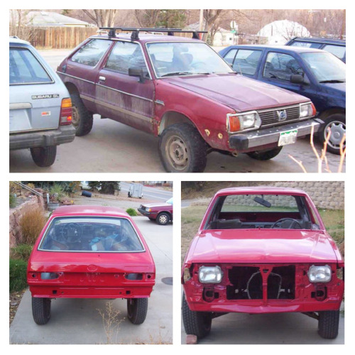 thelandcrab:  k-catch:  thelandcrab:  I bought the Land Crab in 1999 for 踰. At that time it was a front wheel drive automatic that wouldn’t go into 3rd gear. It would be a realistic solution for many people to send a 20 year old economy car with