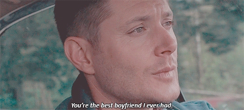 sillybubbies:  You’re the best boyfriend I ever had.I love you, Cas. I want you to know that. This is what really happened….(¬‿¬) 