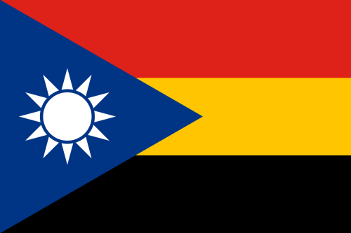 Flag of a new Chinese Republic from /r/vexillology Top comment: Belgian Chinese union