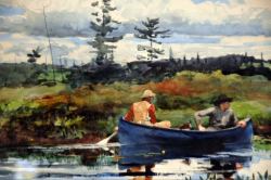 art-centric:  Winslow Homer - The Blue Boat
