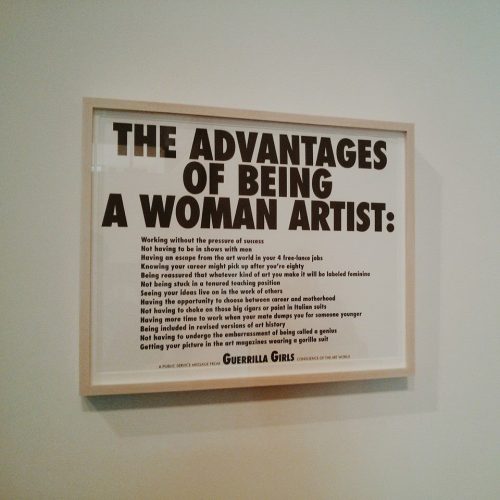 *~* a womanorialist’s Guerrilla Girls sighting at the Princeton University Art Museum*~*
