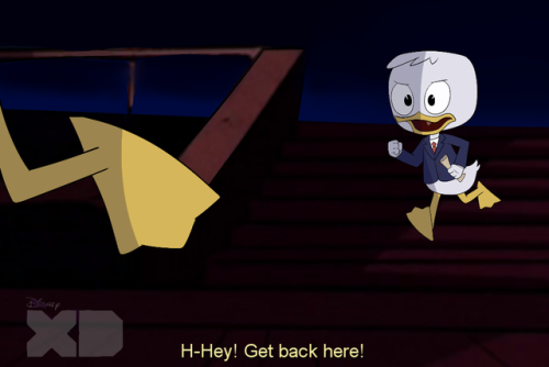 fake-ducktales-screenshots:“Dance of Dreams!” screenshots Part 2Really, Huey is the only one trying 