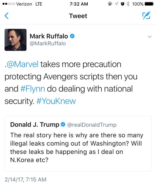 judymulder: profeminist: HAHAHAHA I love Mark Ruffalo