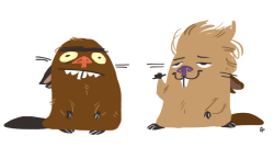 Tonystarkmakesyoufeel:  Took A Break From Painting To Doodle Some Cantankerous Rodents