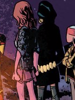 Neopuff:  Teen Titans: Earth One - Vol 2 // Starfire &Amp;Amp; Raven Holding Hands