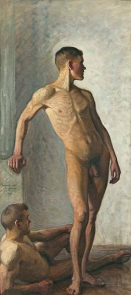 kourosart:Eugene Jansson, Standing Nude,