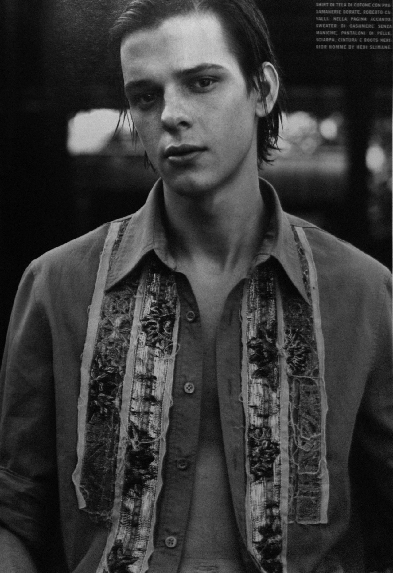 teenagedirtstache: Properly Undone by Steven Klein July/August 2001 L'Uomo Vogue