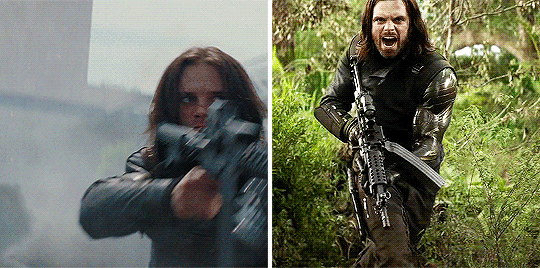 n-barnes:  Bucky with the guns.