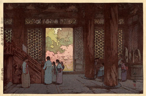 Hiroshi Yoshida 吉田 博 (1876 - 1950) - 1937 Shokei Palace