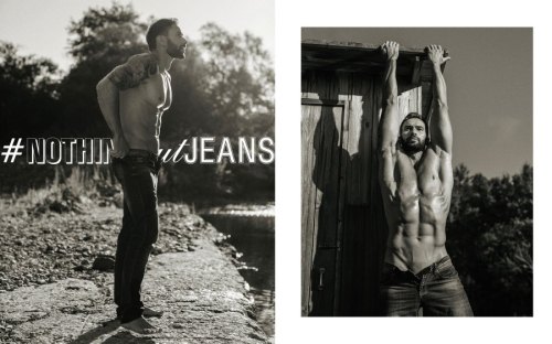 fashionablymaleofficial: (via It’s Mikhail Fomin in #NothingButJeans by Serge Lee)