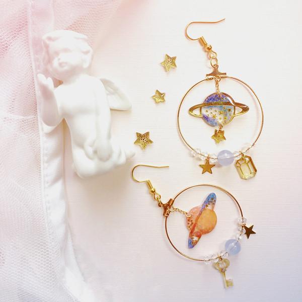 littlealienproducts:  Planet Earrings ♡ Use ‘LittleAlien’ to get 10% off!