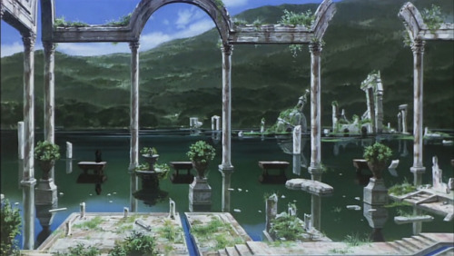 daintypersnicketydingo:  Scenery from Vampire Hunter D: Bloodlust. 