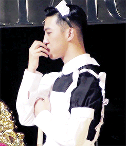 minhyuq:  Bang Yongguk a.k.a Maid-San ✿◠‿◠ 