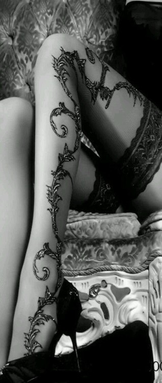 archmagazine:  slaveboyjulia:  mistressmg:  Seriously stunning!!  @ClaireintheAir   Put this stockings on my wish list.  