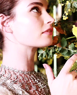 beastsboy:Lily James for Bvlgari’s Fiorever Collection 