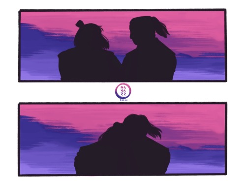 gingersnapped:[ID: eight comic panels of Sokka and Suki from Avatar: the Last Airbender. They are si