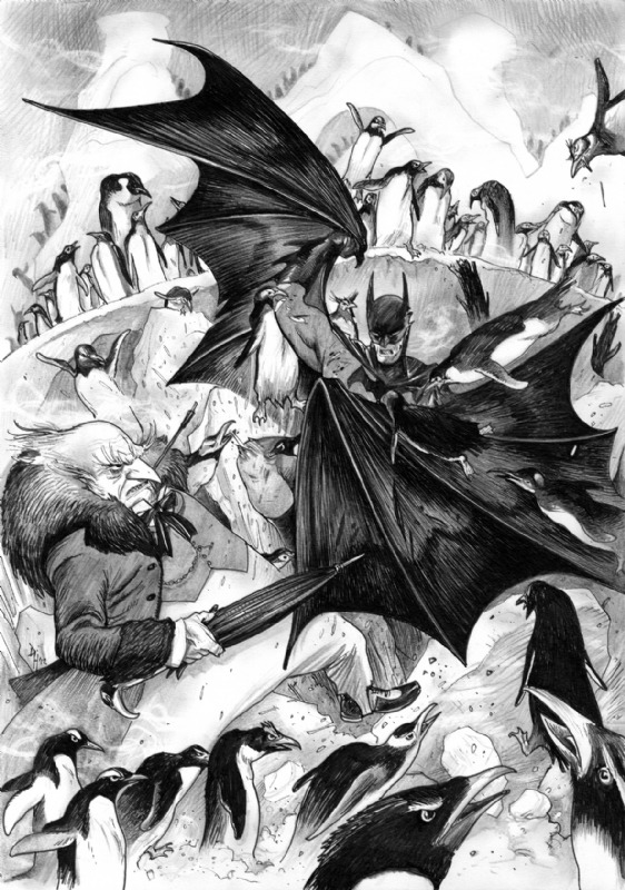 xombiedirge:  The Dark Knight by David Hitchcock