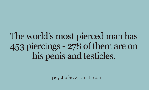 psychofactz:  More Facts on Psychofacts :)