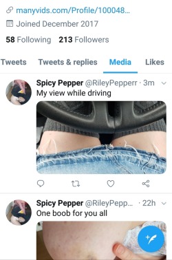 Don’t forget to follow my Twitter @RileyPepperr