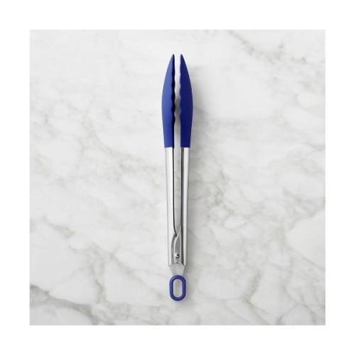 Williams-Sonoma Williams Sonoma Stainless-Steel Silicone Tongs ❤ liked on Polyvore (see more food to