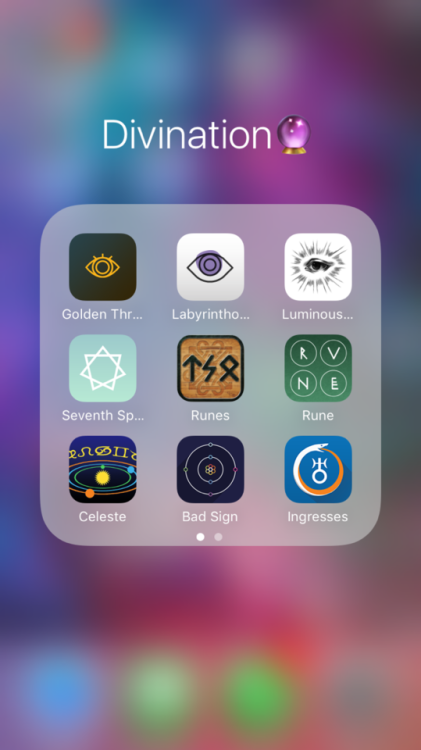 witch-yy:So here are the witchy apps that I use! Most of them are free which is awesome!