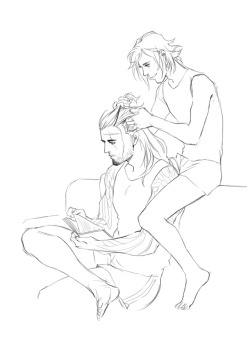 kaciart:    Gladio was either going to murder