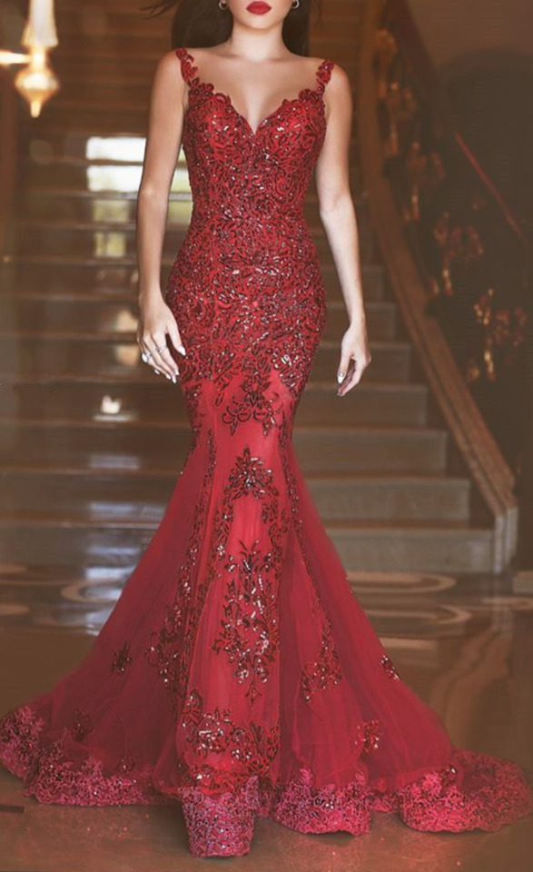 red formal dress | Explore Tumblr Posts ...