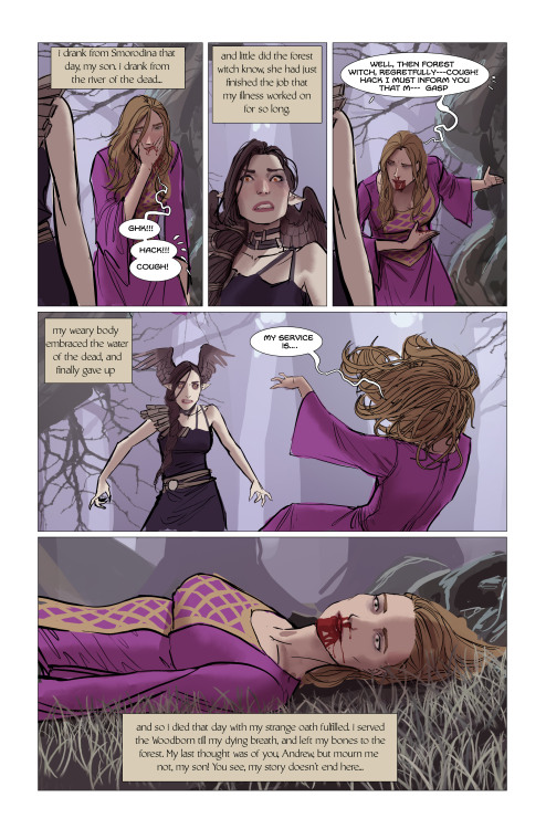 the queen and the woodborn samplethe queen and the woodborn is one of my webcomics published on my p