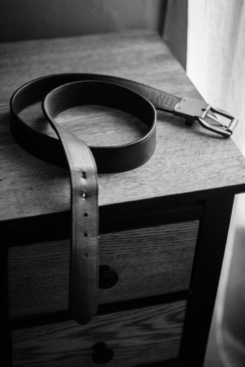 alphadaddydom:  My favorite activity with my belt. And I love that sound as I pull