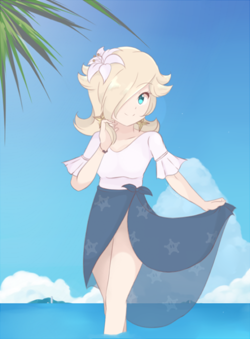 Summer Rosalina!I’ve moved my art over to Twitter. Please consider following me there to see my late