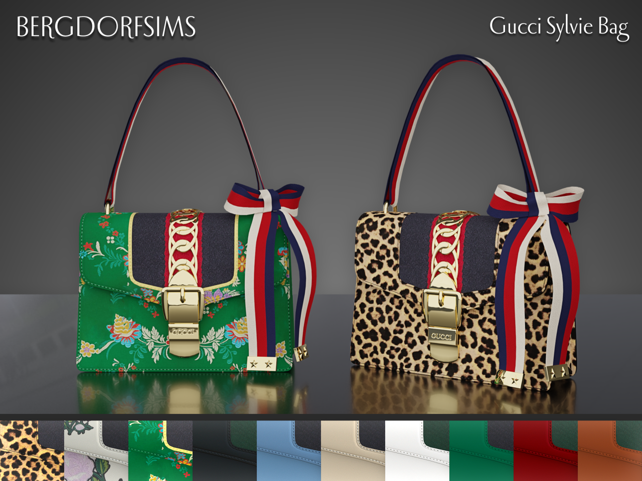 Strictly Alpha Sims 4 CC — bergdorfsims: Gucci Sylvie Bag Hey guys, here  is