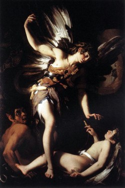 masterpiecedaily:  Giovanni Baglione Sacred and Profane Love 1602