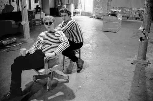Andy Warhol And Gerard Malanga At The Factory, Photographed By Stephen Shore