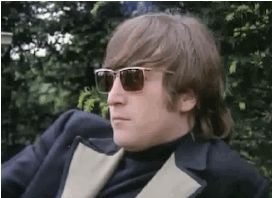 John Lennon X His Iconic Glasses Moodboard