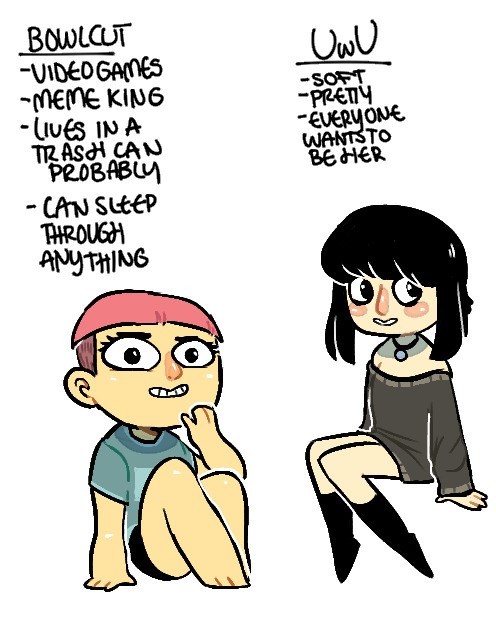 lellypad - lellypad - Types of people you meet at art school. Tag...