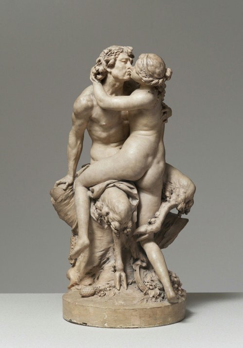 the-evil-clergyman:  Satyr and Bacchante by Clodion (1780)