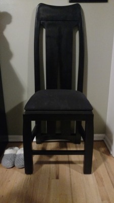 My first piece of BDSM furniture. I painted