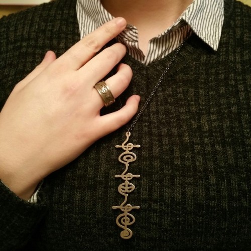 anifanatical:Celebrate the Terran Winter Solstice Festival of your choice with Vulcan Script Jewelry