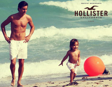 Scott and Mason Disick for Hollister