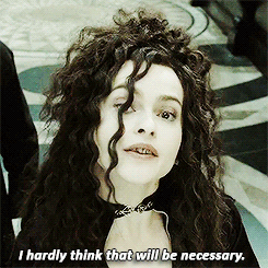 solanosjelly:  Helena Bonham Carter pretending to be Bellatrix pretending to be Hermione