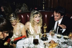  At the March 1995 Oscars, Courtney Love