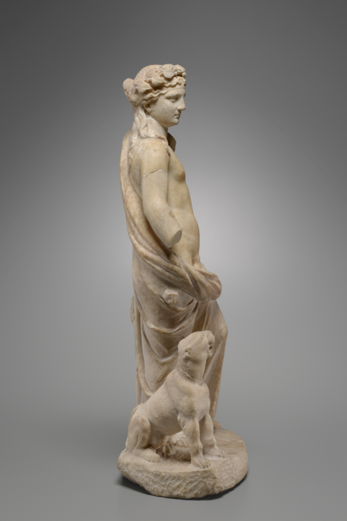 greekromangods: Dionysos with a pantherHellenistic or Early Roman, ca. 150 BC–AD 100Graeco-Rom