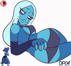 Blue diamond naked