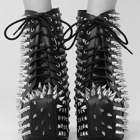 obscene-scream-queen:  GOTHIC-ESQUE SHOE PORN. I need them all. Yet cannot afford