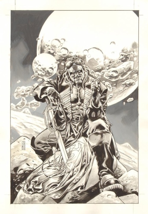 ungoliantschilde:  some black and white artwork by JG Jones.  Pencillll it In