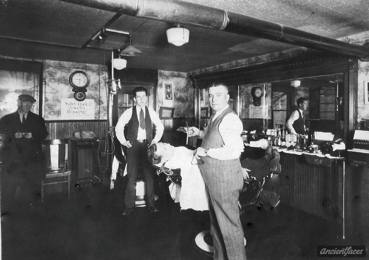 Everyone Deserves to be Remembered — 1930’s Barber Shop Inside Al Morrett’s Barber...