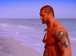 sir-mostacho: “I’m the man, I’m the predator, I’m the World Heavyweight Champion, and I’m on top of the foodchain!” - Dave Batista 
