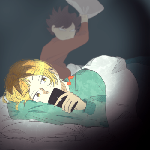 XXX eiliann:  go to sleep, kenma! (ˆˇˆ) photo